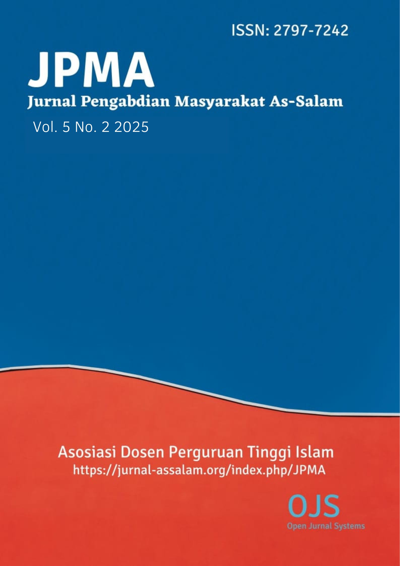 					View Vol. 5 No. 2 (2025): Jurnal Pengabdian Masyarakat As-Salam (JPMA)
				